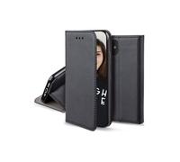 JAYM - Colored Edition - étui à rabat pour téléphone portable - magnétique, support - faux cuir polyuréthane - noir - pour Samsung Galaxy Xcover 6 Pro