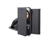 JAYM - Colored Edition - étui à rabat pour téléphone portable - magnétique, support - faux cuir polyuréthane - noir - pour Samsung Galaxy A34 5G