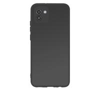 Coque pour Samsung Galaxy A03 4G Premium Silicone Microfibre Noir