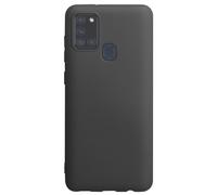 Jaym Coque pour Samsung Galaxy A21s Premium Soft Feeling Noir