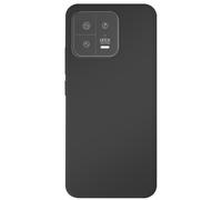 Jaym Coque pour Xiaomi 13 Premium Silicone et Microfibre Noir