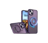 Jaym - Coque Renforcée Violet Compatible Avec Apple iPhone 16 Pro - Compatible Magsafe - Bumper En Couleur, Dos Fumé Et Finition Chromée De L'anneau Magnétique