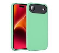JAYM - Coque Silicone Menthe pour [ iPhone Air ] - 100% Silicone et Microfibre - Renforcée et Ultra Doux
