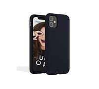 JAYM - Coque Silicone Premium Bleue pour Apple iPhone 14 Plus - 100% Silicone et Microfibre - Renforcée et Ultra Doux