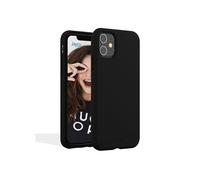 JAYM - Coque Silicone Premium Noire pour Apple iPhone 13 Mini -100% Silicone et Microfibre - Renforcée et Ultra Doux
