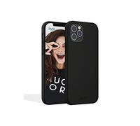 - Coque Silicone Premium Noire pour Apple iPhone 13 Pro Max -100% Silicone et Microfibre - Renforcée et Ultra Doux