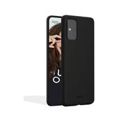 JAYM - Coque Silicone Premium Noire pour Samsung Galaxy A21S -100% Silicone et Microfibre - Renforcée et Ultra Doux