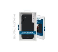 JAYM - Coque Silicone Premium Noire pour Samsung Galaxy A54 5G -100% Silicone et Microfibre - Renforcée et Ultra Doux