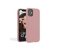 JAYM - Coque Silicone Premium Rose Sable pour Apple iPhone 13 Mini -100% Silicone et Microfibre - Renforcée et Ultra Doux
