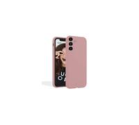 JAYM - Coque Silicone Premium Rose Sable pour Samsung Galaxy S23 Ultra -100% Silicone et Microfibre - Renforcée et Ultra Doux