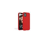 JAYM - Coque Silicone Premium Rouge pour Apple iPhone 13 [Compatible Magsafe]-100% Silicone et Microfibre - Renforcée et Ultra Doux