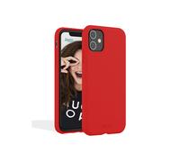 JAYM - Coque Silicone Premium Rouge pour Apple iPhone 14 - 100% Silicone et Microfibre - Renforcée et Ultra Doux