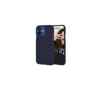 JAYM - Coque Silicone Soft Feeling Bleue pour Apple iPhone 13 Mini Finition Silicone Toucher Ultra Doux