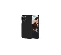 JAYM - Coque Silicone Soft Feeling Noire pour Samsung Galaxy A42 5G Finition Silicone Toucher Ultra Doux