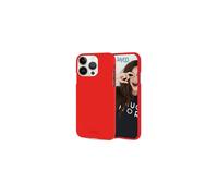 JAYM - Coque Silicone Soft Feeling Rouge pour Apple iPhone 15 Plus - Finition Silicone - Toucher Ultra Doux