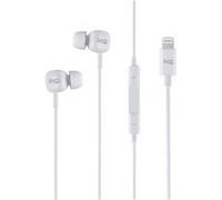 JAYM - Écouteurs avec micro - intra-auriculaire - filaire - Lightning - blanc Blanc G