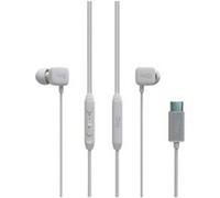 KIT PIETON ECOUTEURS INTRA-AURICULAIRE TYPE-C + TELECOMMANDE + MICRO BLANC - JAYM®