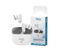 JAYM Écouteurs True Wireless ANC Bluetooth 6.0 Intra Blanc USB-C