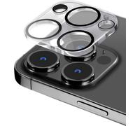 Jaym, iPhone 15 / 15 Pro Max Protection de caméra de recul en verre trempé 9H, Transparent