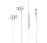 Jaym - Kit Pieton Ecouteurs Intra-auriculaire Lightning (Mfi) + Telecommande + Micro Blanc