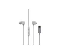 Jaym écouteurs intra-auriculaires filaires USB-C avec micro et télécommande blanc