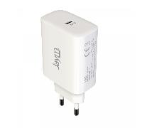 Jaym - Pack Chargeur Secteur Rapide USB-C 30W PD + Cà¢ble USB-C 2 métres Compatible Lightning MFI Blanc