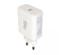 Jaym - Pack Chargeur Secteur Rapide USB-C 30W PD + Cà¢ble USB-C 2 métres Compatible Lightning MFI Blanc