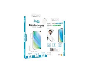 JAYM - Pack Intégral Coque + Verre pour Galaxy A57 - Coque Souple Transparente et Résistante + Verre de protection renforcé - Plat 2.5D