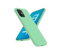 Jaym Pop - Coque De Protection Pour Téléphone Portable - Compatibilité Avec Magsafe - Silicone Liquide - Menthe - Pour Apple Iphone 17