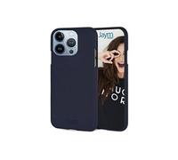 JAYM Soft Feeling Premium - Coque de protection pour téléphone portable - silicone, polyuréthanne thermoplastique (TPU) - bleu - pour Apple iPhone 15
