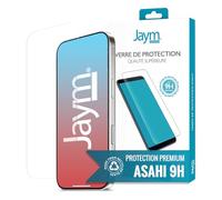 JAYM - Verre de Protection Premium pour Apple iPhone 13/13 Pro - Plat 2.5D - Renforcé 9H Ultra Résistant - Qualité supérieure Asahi