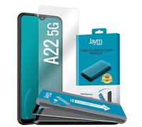 JAYM - Verre de Protection Premium pour Samsung A22 (5G) - Plat 2.5D - Garanti à Vie Renforcé 9H Ultra Résistant Qualité supérieure Asahi - Applicateur sur Mesure Inclus
