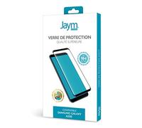 JAYM - Verre de Protection Premium pour Samsung Galaxy A20E - Incurvé 3D avec Contour Noir - Renforcé 9H Ultra Résistant - Qualité supérieure Asahi