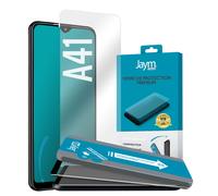 JAYM - Verre de Protection Premium pour Samsung Galaxy A41 - Plat 2.5D - Garanti à Vie Renforcé 9H Ultra Résistant Compatible Fonction Sonic Sensor - Applicateur sur Mesure Inclus