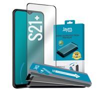 - Verre de Protection Premium pour Samsung Galaxy S21+ - Incurvé 3D avec Contour Noir - Garanti à Vie Renforcé 9H Ultra Résistant Compatible Fonction