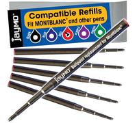 Jaymo Recharge pour stylo bille Montblanc 116215 - Longueur 98 mm - 6 rouges