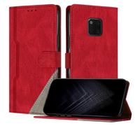 JayModCase Coque pour Huawei Mate 20 Pro, Porte Carte Cuir PU Portefeuille avec Fonction Support | Fermeture Magnétique | Antichoc |TPU Étui pour Huawei Mate 20 Pro (Rouge)