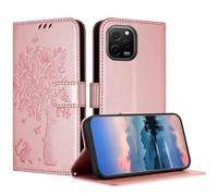 JayModCase Coque pour Huawei Nova Y61, Coque Portefeuille Housse Cuir avec Porte Cartes et béquille Fermeture magnétique Étui pour Huawei Nova Y61 - Or Rose