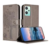 JayModCase Coque pour Oneplus Nord CE2 Lite 5G, Coque Portefeuille Housse Cuir avec Porte Cartes et béquille Fermeture magnétique Étui pour Oneplus Nord CE2 Lite 5G - Gris