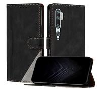 JayModCase Coque pour Xiaomi Mi CC9 Pro/Note 10 /Note 10 Pro, Porte Carte Cuir PU Portefeuille avec Fonction Support | Fermeture Magnétique | Antichoc |TPU Étui pour Mi CC9 Pro (Noir)