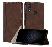 JayModCase Coque pour Xiaomi Redmi Note 7/ Note 7 Pro, Porte Carte Cuir PU Portefeuille avec Fonction Support | Fermeture Magnétique | Antichoc |TPU Étui pour Redmi Note 7 (Marron)