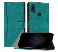 JayModCase Coque pour Xiaomi Redmi Note 7/ Note 7 Pro, Porte Carte Cuir PU Portefeuille avec Fonction Support | Fermeture Magnétique | Antichoc |TPU Étui pour Redmi Note 7 (Vert)