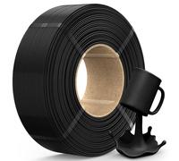 JAYO Filament de recharge PETG 1,75 mm, PETG forte ténacité FDM pour imprimante 3D, précision dimensionnelle +/- 0,02 mm, 1,1 kg (+ 100 g en ajout), noir
