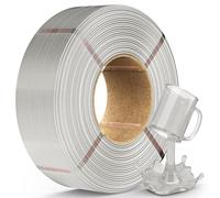 JAYO Filament de recharge PETG 1,75 mm, PETG forte ténacité FDM pour imprimante 3D, précision dimensionnelle +/- 0,02 mm, 1,1 kg (+ 100 g en ajout), semi-transparent