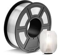 JAYO Filament PETG 1.75 mm Transparent 1.1 kg, Filament d'imprimante 3D PETG à forte ténacité, Précision Dimensionnelle +/- 0,02 mm, Bobine de 1,1 kg (2,4 lb) pour la plupart des imprimantes 3D FDM