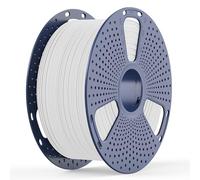 JAYO Filament PLA Mat pour Imprimante 3D 1.75mm, Bobine Géante 3kg Blanc - Fini Ultra Mat, Masque les Lignes de Couche, Anti-Bouchage, Biodégradable, Précision ±0,02mm, Bobinage Parfait