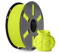 JAYO Filament PLA Matte 1.75mm Jaune Clair 1.1KG, Filament po Imprimane 3D | Belle Finition Mate, Peu Brillante et Lisse, Facile à Utiliser, Haute Précision +/-0.02 mm, PLA Mat Filament pour 3D FDM