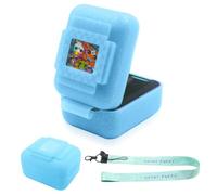 JAYOBGO Bitzee Coque de protection en silicone pour animal de compagnie électronique Bitzee Interactif avec lanière Bleu