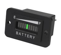 Jayron Indicateur de batterie au plomb-acide - Étanche - Indicateur de capacité de batterie - Écran LCD universel - Alerte de décharge de batterie - Utilisation pour chariot de golf, fourche