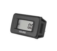 Jayron JR-HM055AD (AC/DC 5V à 277V) Compteur Horaire LCD Numérique Accumuler des Données pour Tondeuse à Gazon de Jardin Générateur de Tracteur Voiturette de Golf Club de Lavage de Voiture Bateau ATV